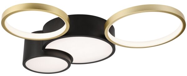 Stmívatelné stropní svítidlo ALIZEE LED/30W/230V 3000-6500K černá/zlatá