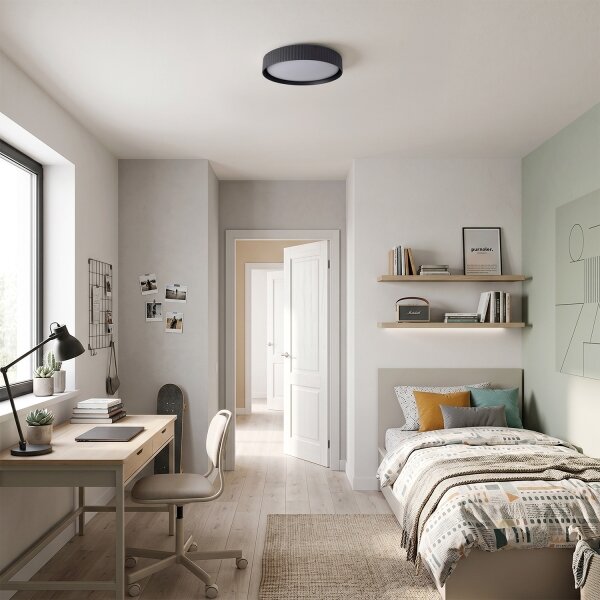 Brilagi - LED Stmívatelné stropní svítidlo LUCIA LED/48W/230V pr. 41 cm černá+DO