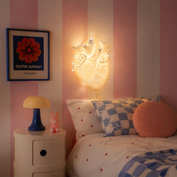 Seletti designové nástěnné svítidlo Heart Lamp