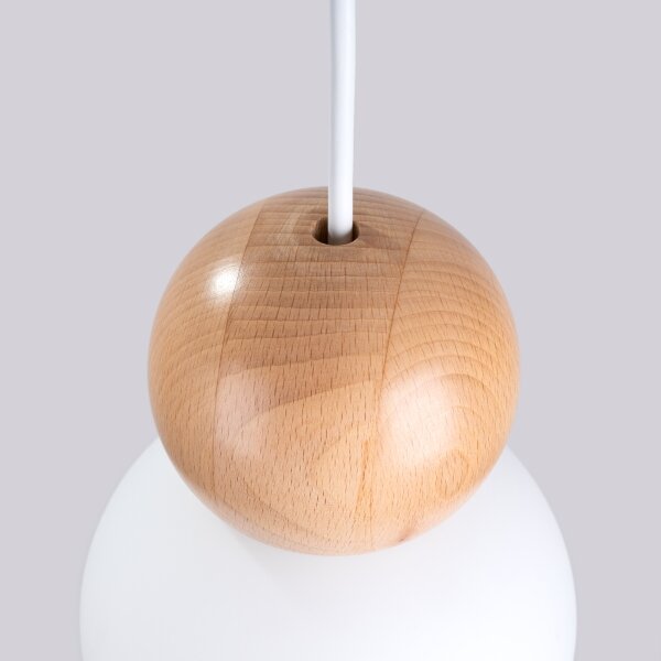 Sollux SL.1390 - Lustr na lanku PEKKA 1xG9/8W/230V bílá