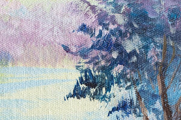 Malovaný obraz na stěnu KRAJINA 1 díl - 70x70 cm - 70×70 cm / Klasický 2 cm