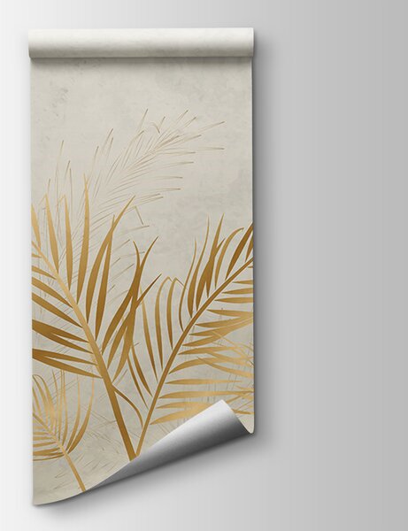 Fototapeta Elegantní palmové listy na neutrálním pozadí, Fototapety s listy, Populární fototapety, u72114 - Tapeko.co.cz