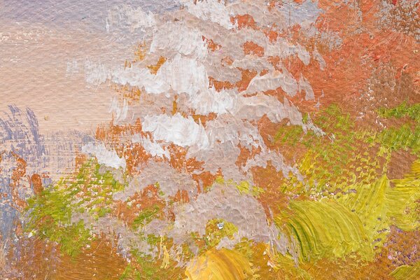 Malovaný obraz na stěnu KRAJINA 1 díl - 70x70 cm - 70×70 cm / Klasický 2 cm