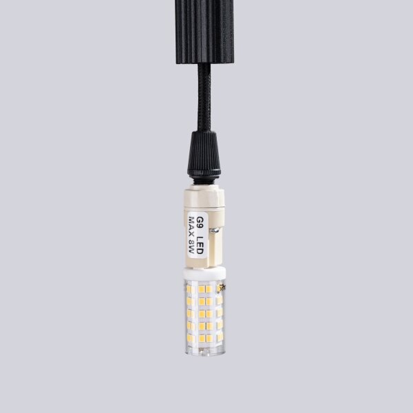 Sollux SL.1341 - Lustr na lanku ARCHE 3xG9/8W/230V černá