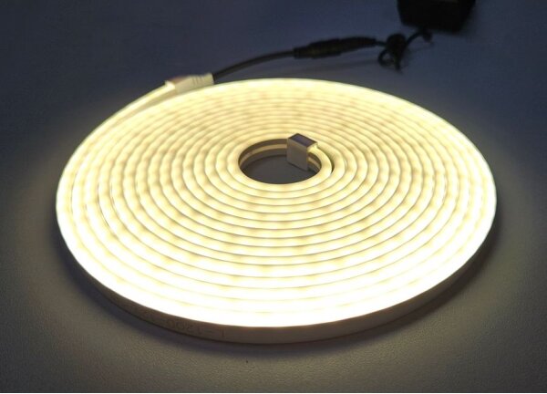 LED Flexibilní pásek NEON LED/10W/230V 5 m IP65 bílá