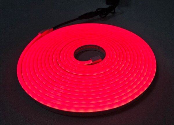 LED Flexibilní pásek NEON LED/10W/230V 5 m IP65 červená