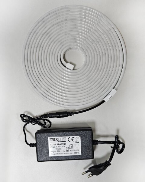 LED Flexibilní pásek NEON LED/10W/230V 5 m IP65 bílá