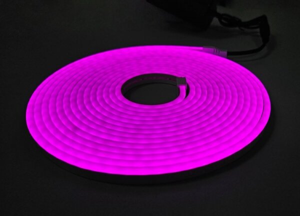 LED Flexibilní pásek NEON LED/10W/230V 5 m IP65 fialová