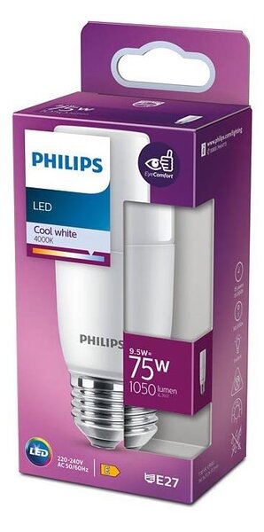 LED Žárovka Philips E27/9,5W/230V 4000K