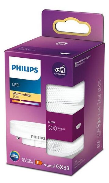 LED Žárovka Philips GX53/5,5W/230V 2700K