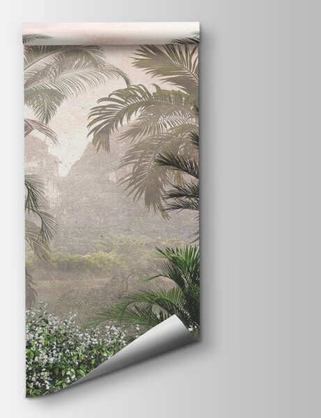 Fototapeta Skupina palem a keřů, Fototapety s džunglí, Populární fototapety, u72417 - Tapeko.co.cz