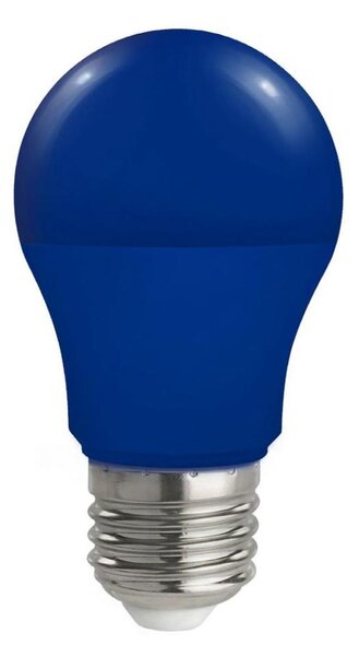 LED Žárovka A50 E27/4,9W/230V modrá