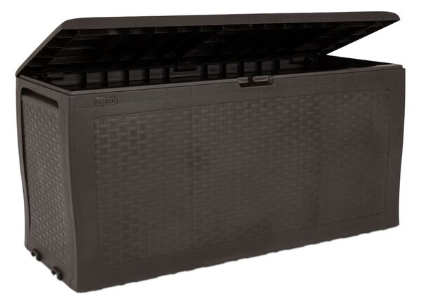 Zahradní úložný box Keter Samoa Rattan Box 270L hnědý