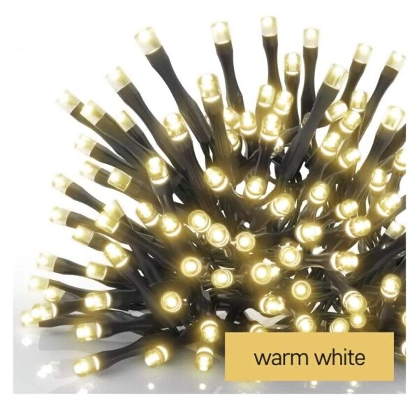 LED Venkovní řetěz 100xLED/2,5x0,9m IP44 teplá bílá
