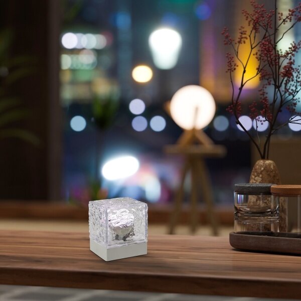 Rabalux 76022 - LED RGB Nabíjecí stolní lampa CUBIKO LED/1W/5V + DO
