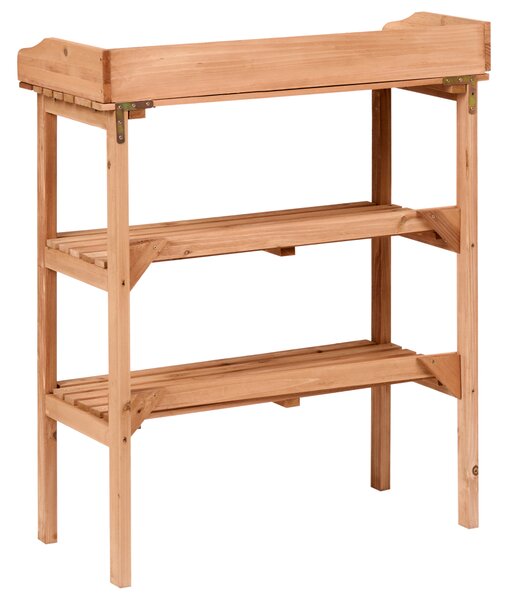 Přesazovací stolek ROSAZZA Borovicové dřevo 92 cm 76 cm Světle hnědá