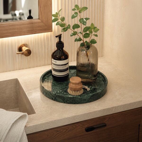 Royal Bee Design designové podnosy Marble Round Tray