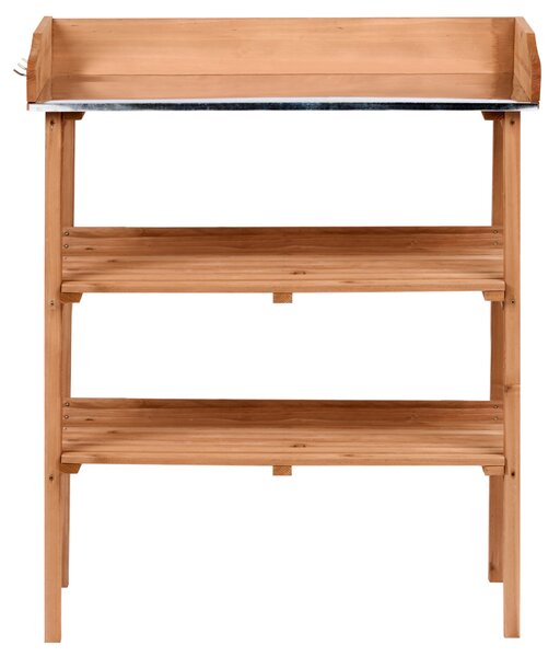 Přesazovací stolek ROSAZZA Borovicové dřevo 92 cm 76 cm Světle hnědá