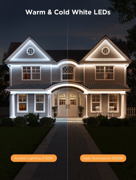 Govee - Outdoor Pro SMART RGBICWW venkovní LED pásek 10m Wi-Fi IP65
