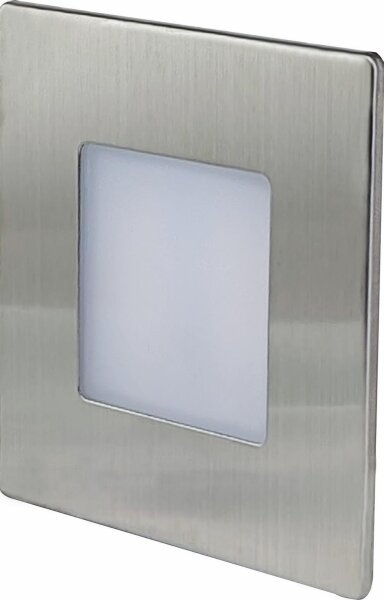 LED Venkovní schodišťové svítidlo LED/1,7W/230V 3000/4000/6000K IP54 chrom