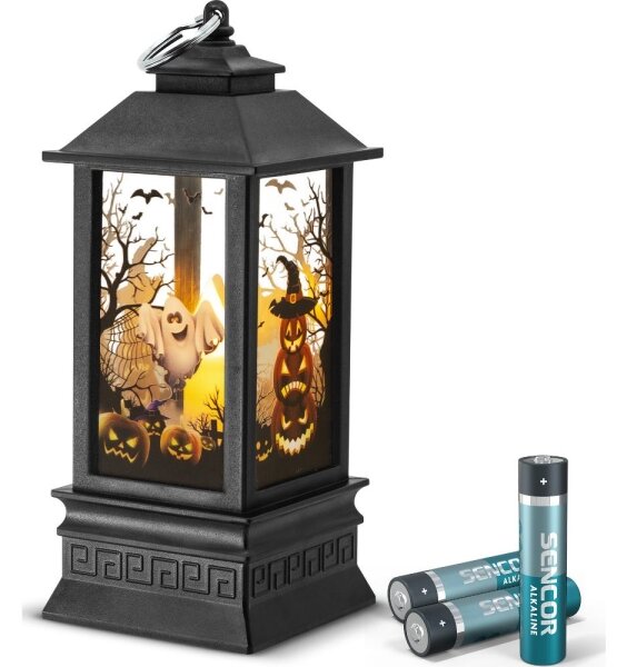 Retlux - LED Dekorace HALLOWEEN LED/3xAAA/teplá bílá lucerna s dýněmi