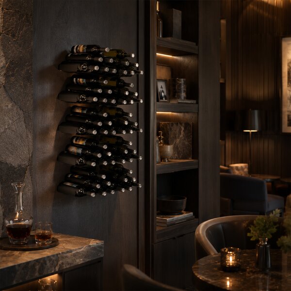 Radius designové nástěnné stojany na víno Wine Tree Regal Wall Small