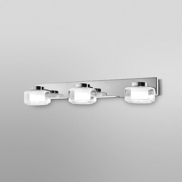 Ledvance-LED Koupelnové nástěnné svítidlo ORBIS FLAME 3xLED/5,5W/230V IP44 chrom