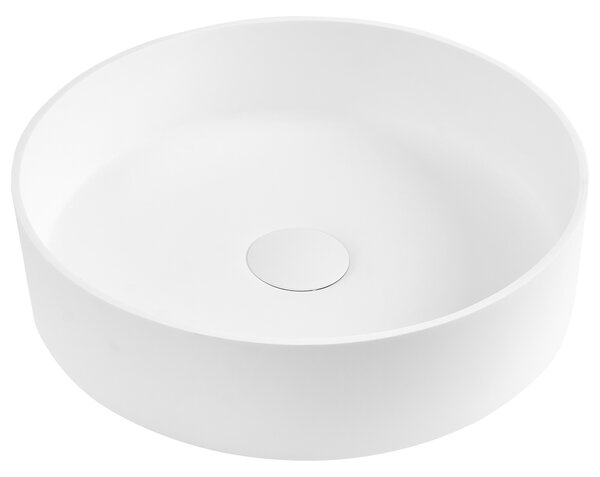 Umyvadlo na desku SALITRAL Bílá ⌀ 36 cm