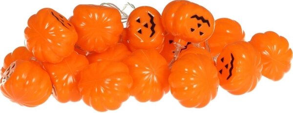 Retlux - LED Dekorační řetěz HALLOWEEN 20xLED/3xAA/teplá bílá 3,3m dýně