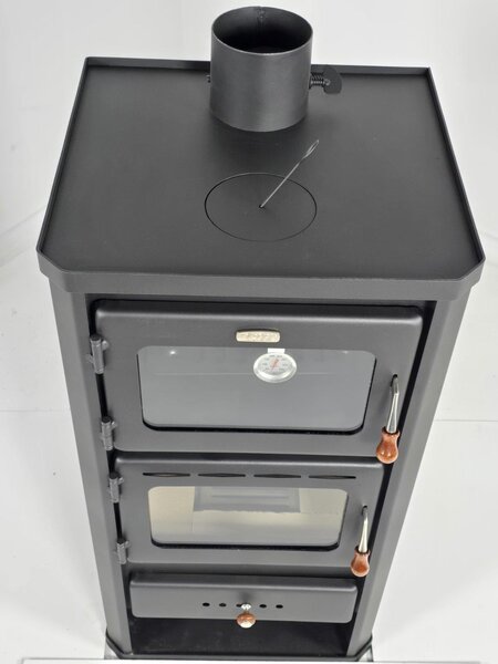 Krbová kamna s troubou, tepelný výkon 12,1 kW Prity FM