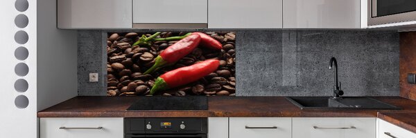 Panel do kuchyně Chilli a káva pksh-171908547