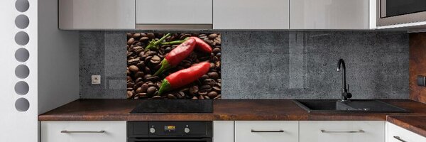 Panel do kuchyně Chilli a káva pksh-171908547
