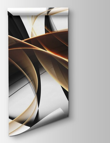 Fototapeta Černé a bílé víry, Designové fototapety na zeď, Populární fototapety, u72857 - Tapeko.co.cz