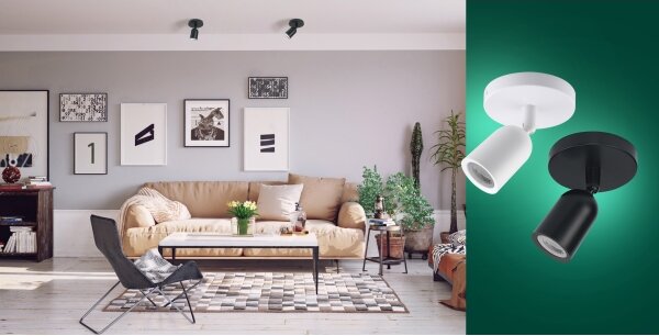 Bodové svítidlo SOLIS 1xGU10/6W/230V bílá