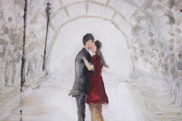 Malovaný obraz na stěnu PAŘÍŽ 90x60 cm - 90x60 cm