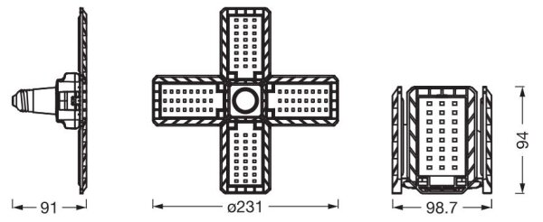 LED Žárovka HIGHBAY E27/23W/230V 4000K - Ledvance