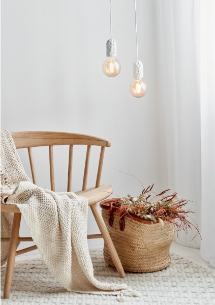 Nordlux - Napájecí kabel HANG 1xE27/40W/230V bílá