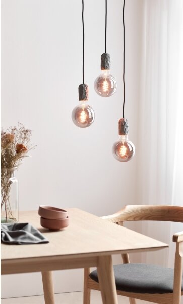 Nordlux - Napájecí kabel HANG 1xE27/40W/230V šedá/černá