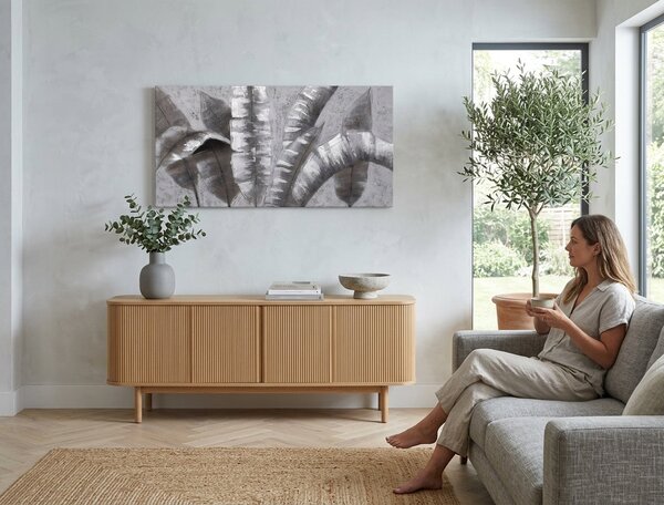 Malovaný obraz na stěnu PÍSMENO 1dílný 100x50 cm - 100×50 cm / Klasický 2 cm