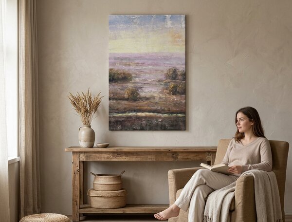 Malovaný obraz na stěnu PŘÍRODA 1 díl 60x90 cm - 60×90 cm / Klasický 2 cm