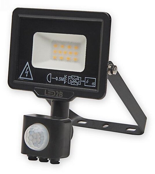 LED Venkovní reflektor se senzorem LED/10W/230V 6500K IP44