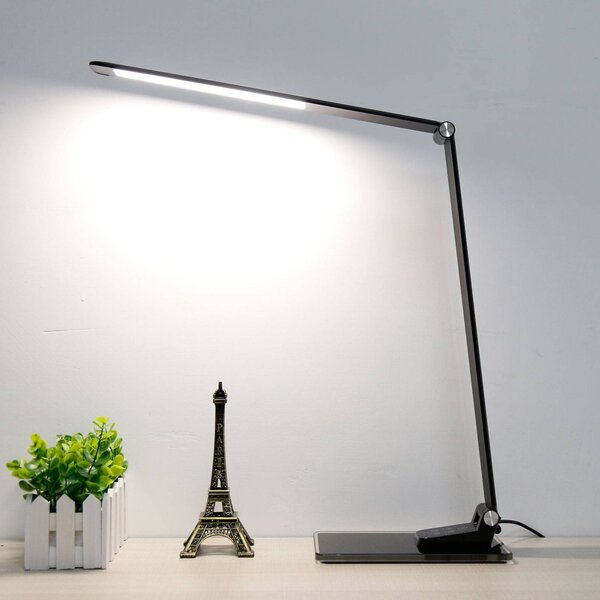 Stolní lampa LED Starglass se skleněným podstavcem