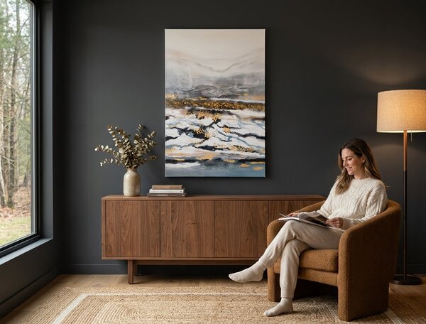 Malovaný obraz na stěnu PŘÍRODA 1 díl - 60x90 cm - 60×90 cm / Klasický 2 cm