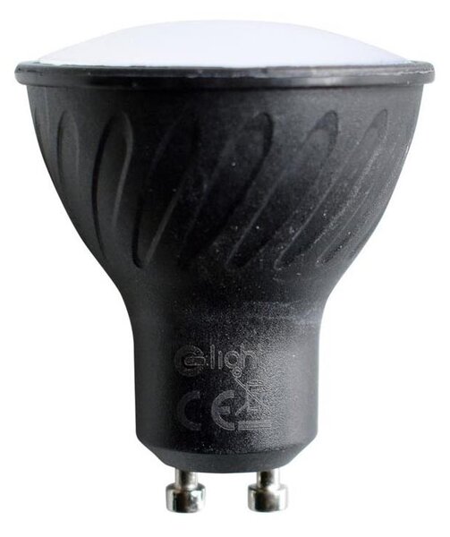 LED Žárovka GU10/6W/230V 3000K černá