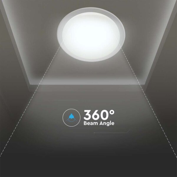 LED Stmívatelné stropní svítidlo LED/72W/230V 3000-6500K pr. 67 cm bílá + DO