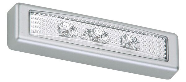 Briloner 2689-034-LED Dotykové orientační svítidlo LERO LED/0,18W/3xAAA stříbrná