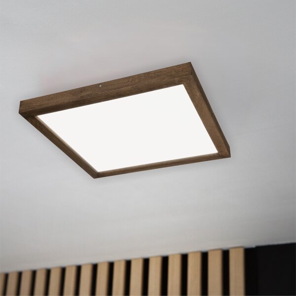Brilagi-LED Stmívatelné svítidlo WOODY FRAME LED/50W/230V dub 60x60 cm IP44 + DO