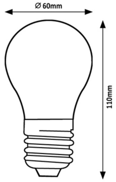 Rabalux 79019 - LED Žárovka FILAMENT A60 E27/7W/230V 3000K