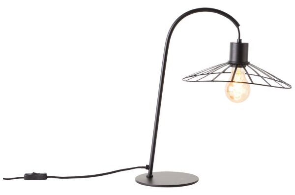 Brilliant - Stolní lampa LEIKA 1xE27/52W/230V černá