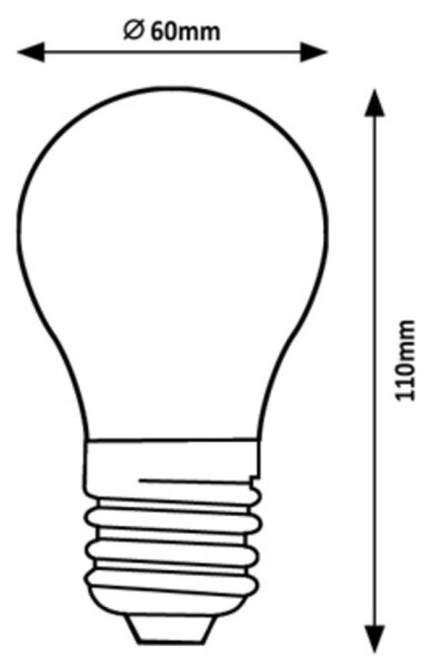 Rabalux 79017 - LED Žárovka FILAMENT A60 E27/4W/230V 3000K